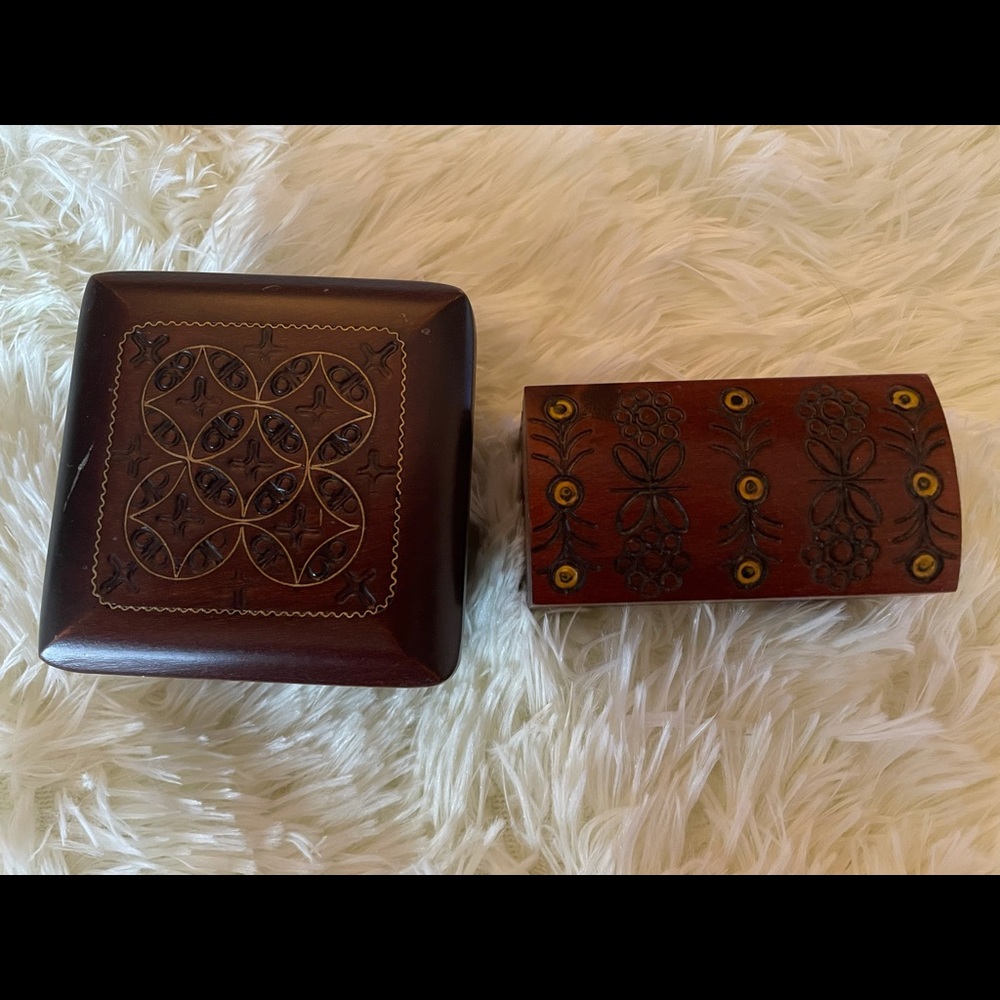 Wooden handmade jewelry box